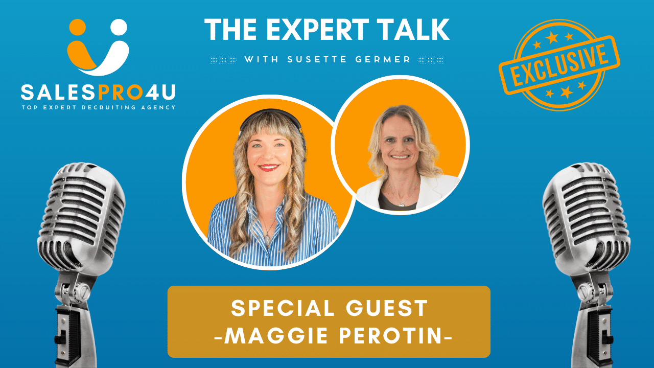 Recrutement et chasse de tête - SalesPro4U 7 Podcast Episode Covers YouTube Maggie Perotin 1